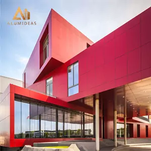 Aluminium composite wall cladding