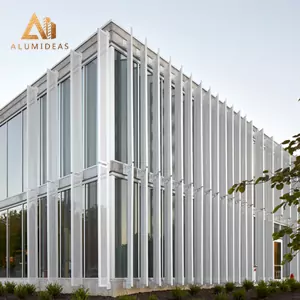 Aluminum louver curtain wall