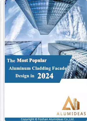 o projeto de fachada de revestimento de alumínio mais popular em 2024 pdf