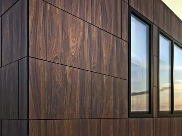 Wood Grain Aluminum exterior wall decoration