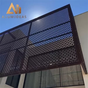 Outdoor Facade powder coated aluminum sheets