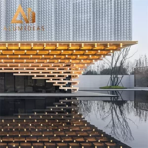 Outdoor aluminum panels