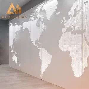 aluminum screen in modern architecture