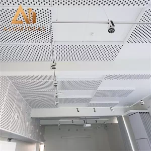 металлические акустические потолочные панели