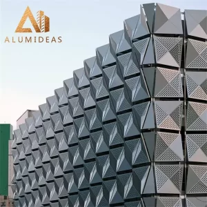 3D outdoor facade panels