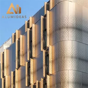 Aluminium facade metal color design