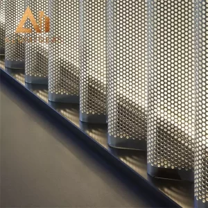 Corrugated aluminum panel