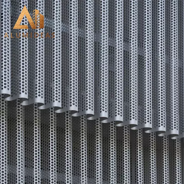 Dekoratiewe bekleding buite aluminium fineer
