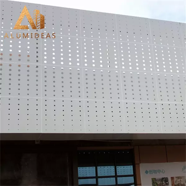 Moden design powder coated perforated metal