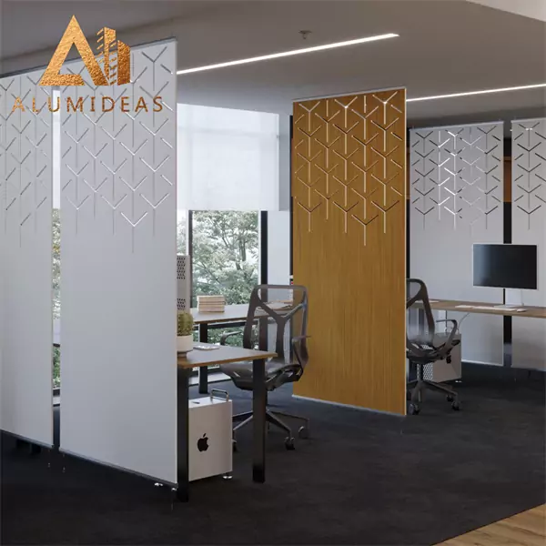 Official use aluminum laser cut metal privacy screens