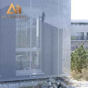 Outdoor decorative perforated 2mm panels