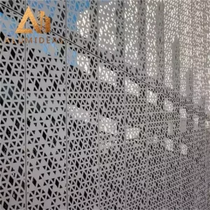 PVDF Coating Perforated aluminum wall covering