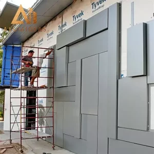 panel komposit aluminium pelapisan
