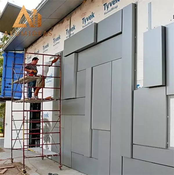 pelapis panel komposit aluminium