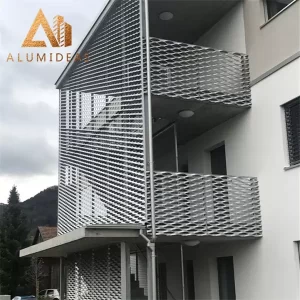 metal panel railing