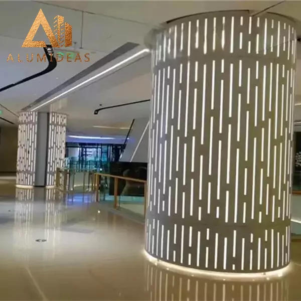 style and durability Crafted metal columns panels