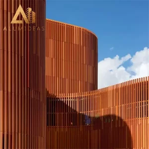 Aluminyo linear facade