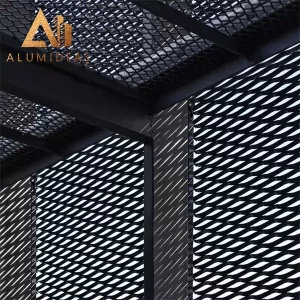 Pagar panel mesh aluminium