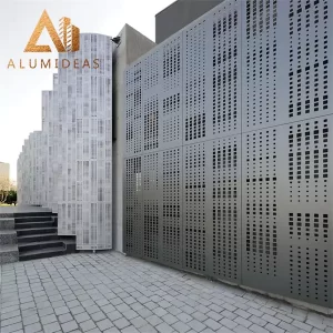 Butas na Aluminum Solid Panel para sa mga pader ng kurtina gusali ng hotel