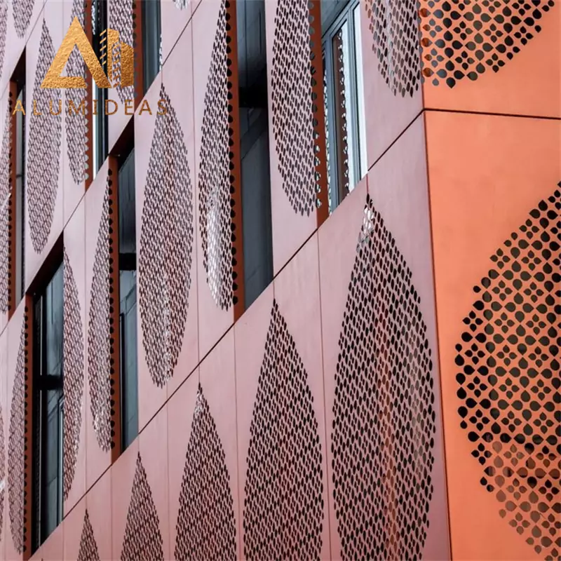 Покрытие ПВДФ Алюминиевый фасад навесной стены