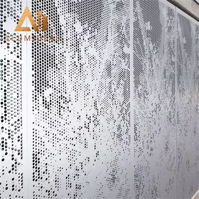 Pelapis dinding interior aluminium