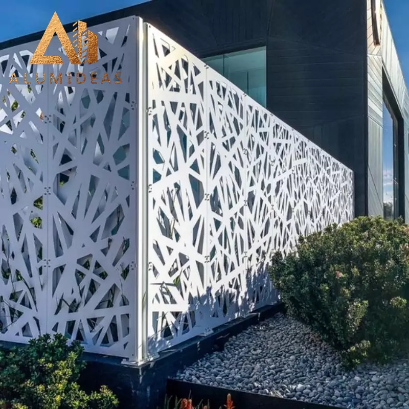 Customized architecture metal bakod privacy panel