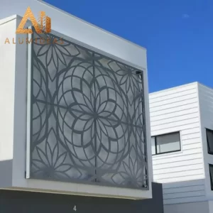 Madaling pag install butas cladding materyal metal panel