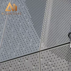 Architecture patterned fireproof cladding facade panel