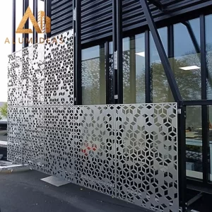 Panel dinding eksterior logam potong laser desain baru