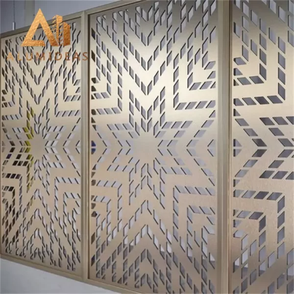 Decorative aluminum wall panels - Alumideas