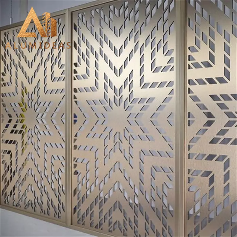 paneles de pared decorativos de aluminio