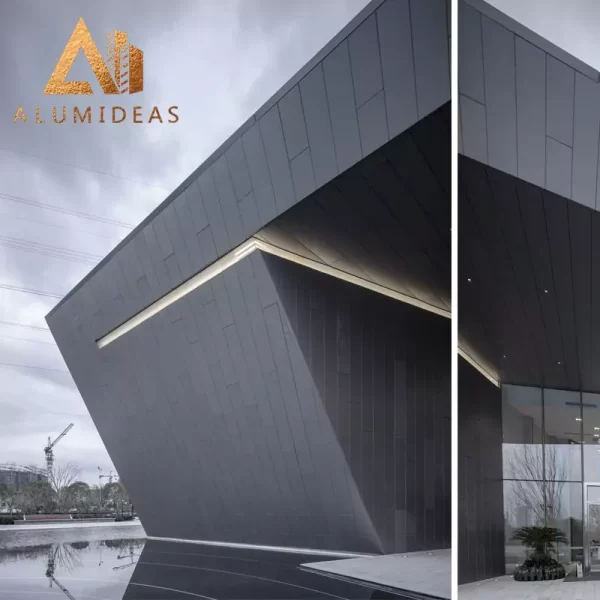 Building aluminum facade