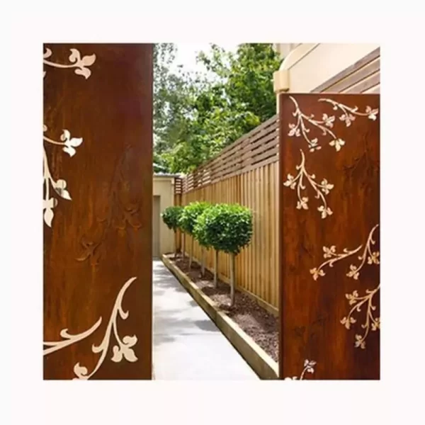 corten steel decorative screen