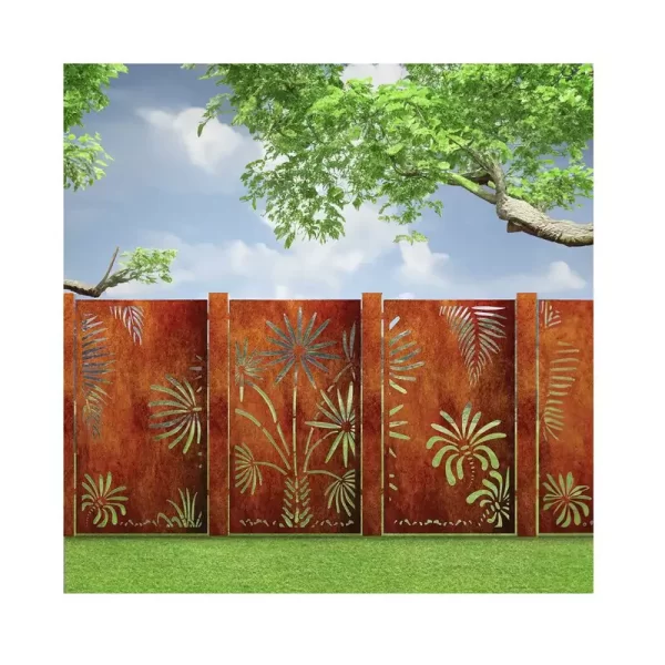 corten steel decorative screen panel