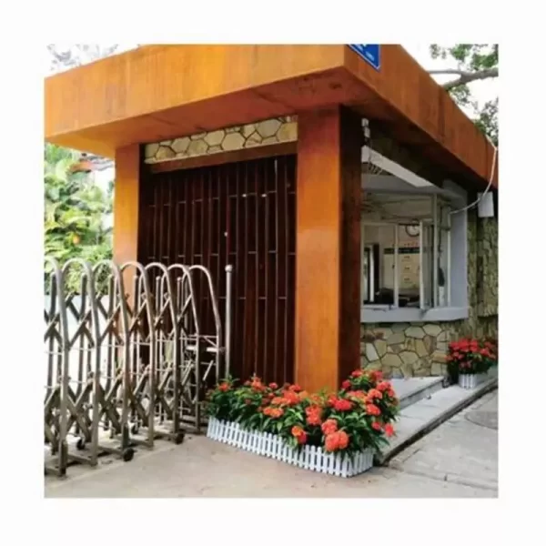 corten steel outdoor decoration