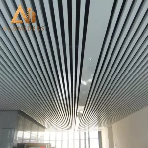 Aluminum building batten ceiling