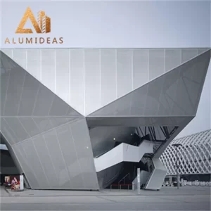 Panneau de revêtement en aluminium à motifs perforés sur mesure en aluminium