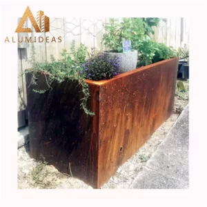 Lits de jardin en acier Corten