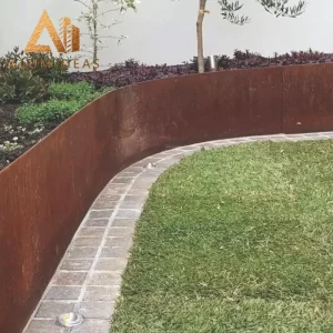 corten border edging