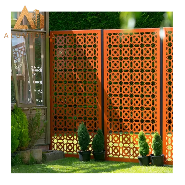 corten steel screens