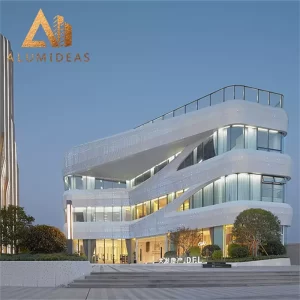 Customized na tirahan aluminyo metal facade gusali panel