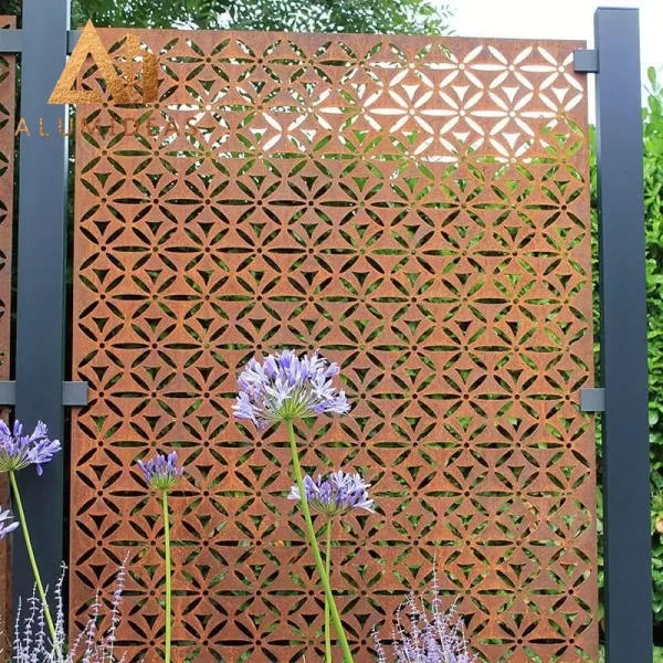 Factory customized decorative fireproof corten screen