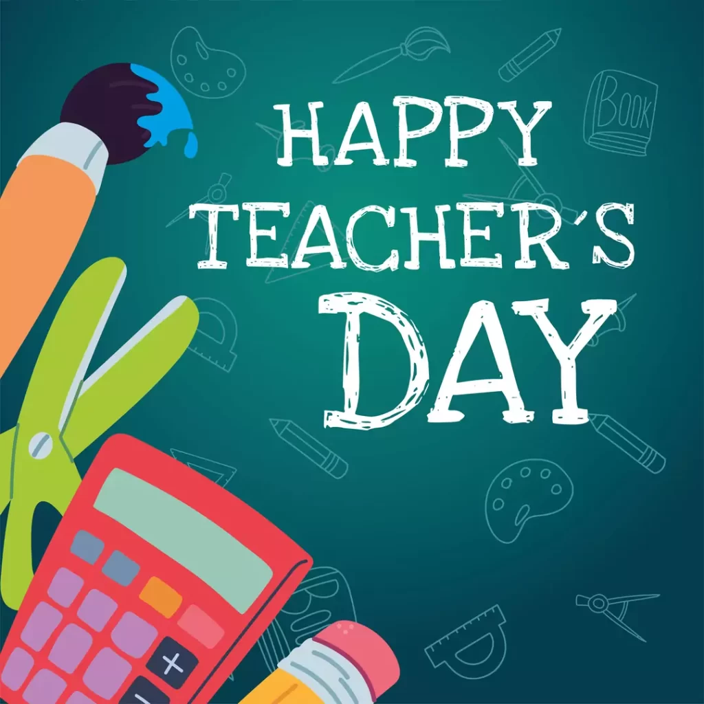 Warmest wishes to all the teachers in our life