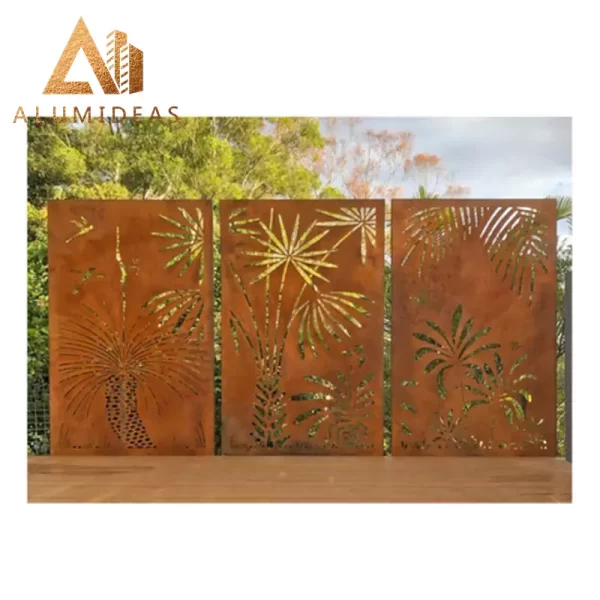 corten steel decorative panels