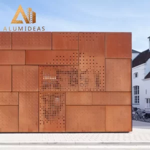 painéis de aço corten