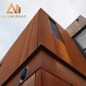 Architecture corten steel panels