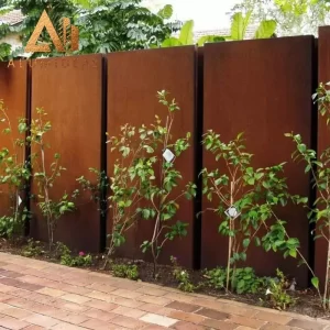 Landscape edging steel corten