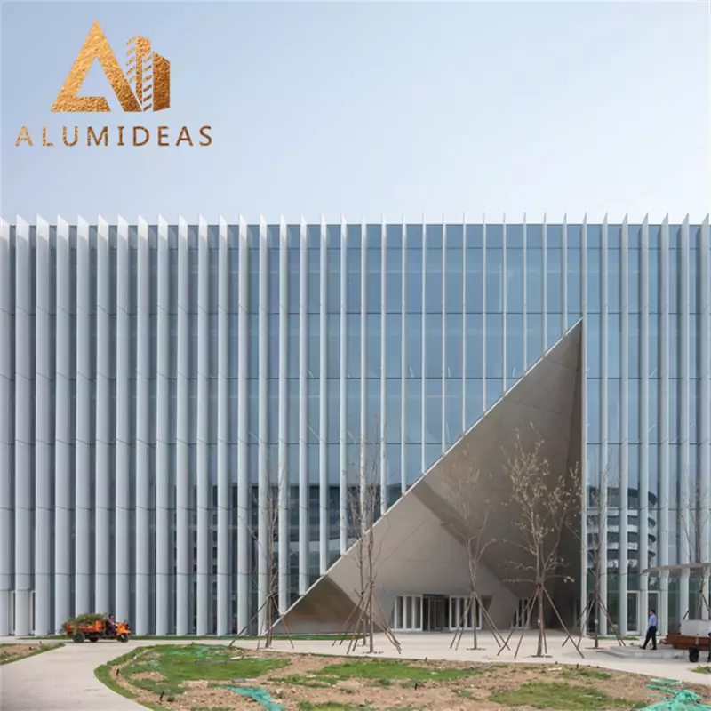 Light weight decorative aluminum louver panels