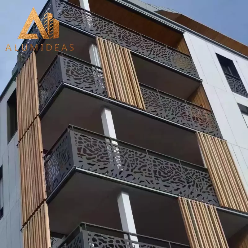 Lembaran kelongsong luar Aluminium Pola Modern untuk dinding