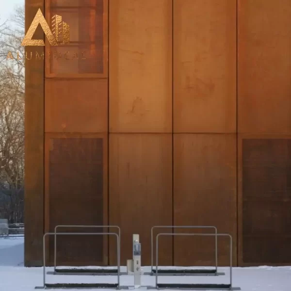 corten steel cladding panels